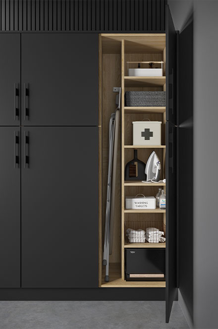 Utility room storage